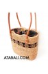 Handmade rattan fashion women bag